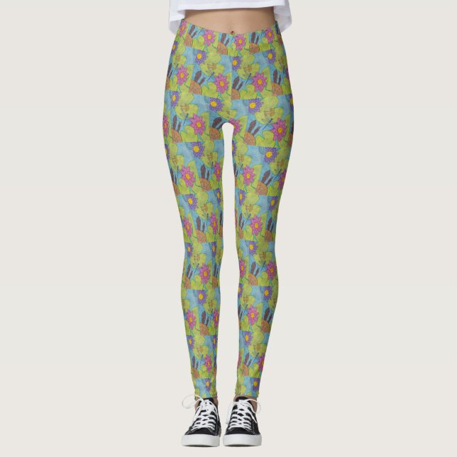 Cena de Lagoa - Leggings (Frente)