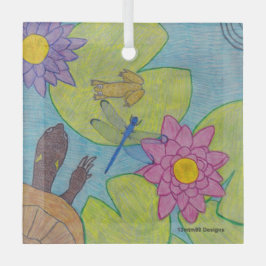 Cena de Lata - Ornamento de Vidro