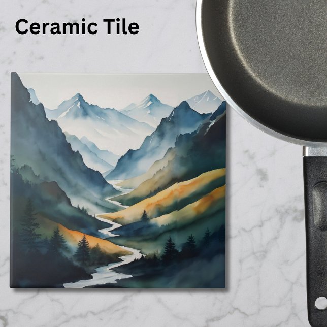 Cena de Montanha Blue Tan (Criador carregado)