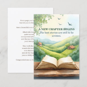 Cena de Paisagem Capítulo Novo Livro Aberto Aposen