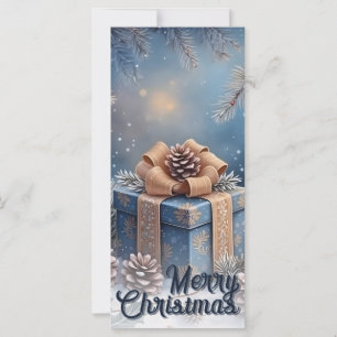 Cena de Presente de Natal Mágico de Inverno