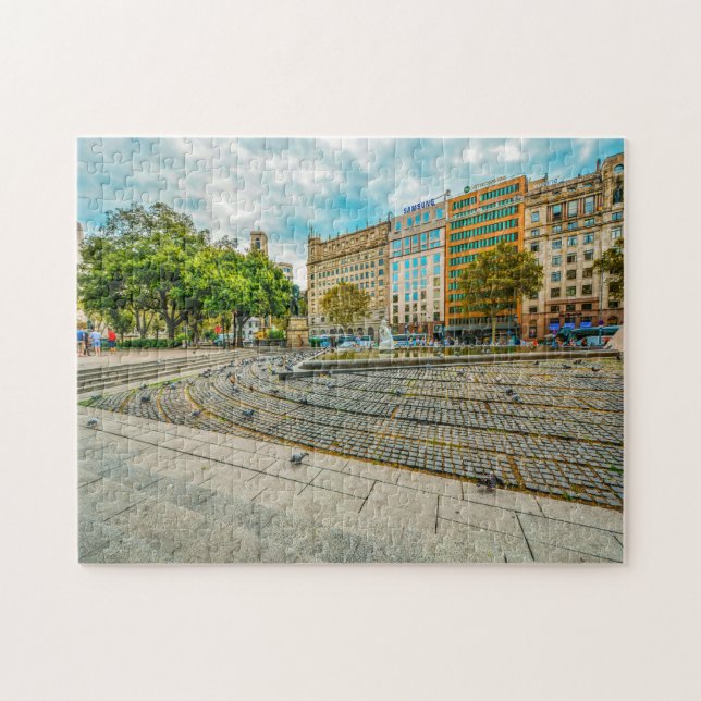Cena de Rua de Barcelona. Quebra-cabeça (Horizontal)