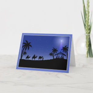 Cena de Sábios de Cartão de Natal