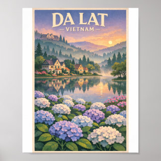 Cena de Sonho de Da Lat – Impressão de Viagem Retr