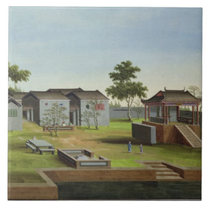 Cena do jardim, c.1820-40 (w/c no papel) 3
