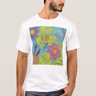 Cena do Lago (branco) - Camiseta Leve Masculina