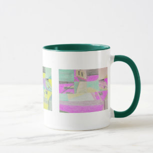 Cena embaralhada caneca multicolor