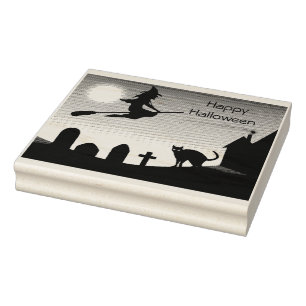 Cena Feliz de Halloween - Carimbo