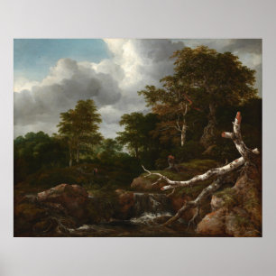 Cena Florestal - Poster de Jacob van Ruisdael Fine