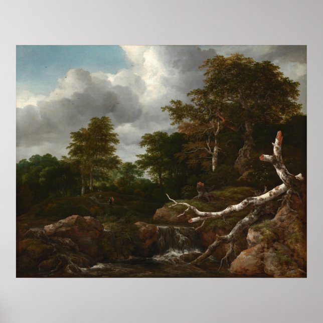 Cena Florestal - Poster de Jacob van Ruisdael Fine (Frente)