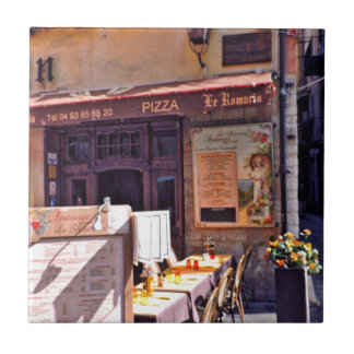 Cena francesa do café