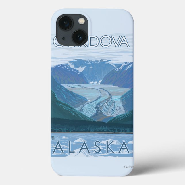 Cena Glacier - Córdova, Alasca (Verso)
