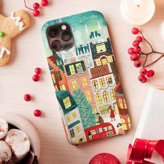 Cena ilustrativa da cidade de Londres no Natal com (Criador carregado)