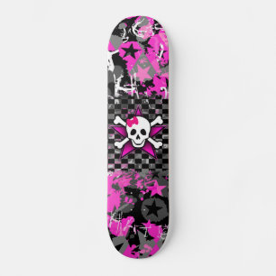 Cena Kid Girly Skull Skateboard Deck