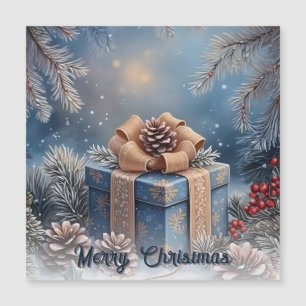 Cena Mágica de Presente de Natal de Inverno