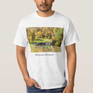 Cena Serene Na Camisa T De Dogwood Creek