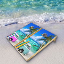 Cena Tropical de Praia Rosa e Barramento Azul e Su