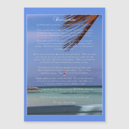 Cena Tropical Max Ehrmann Desiderata Magnet