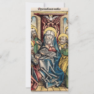 Cenário do Pentecostes após Páscoa domingo