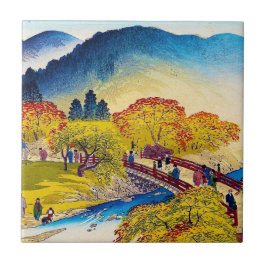 Cenário japonês legal da ponte de Fall River da