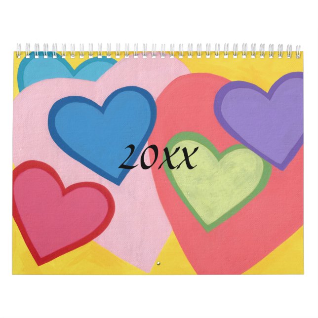 Cenas Artísticas Calendário Sazonal Impresso Perso (Capa)