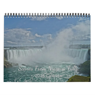 Cenas do calendário de Niagara Falls 2015