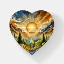Centered In Strength Paperweight