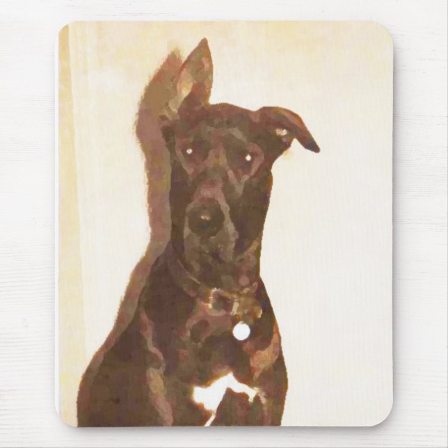 CENTÍMETROS CÚBICOS great dane Mousepad (Frente)