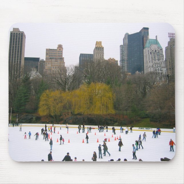 Central Park NY NYC Wollman Skating Rink Mousepad (Frente)