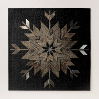 centro aberto de madeira quebra-cabeça