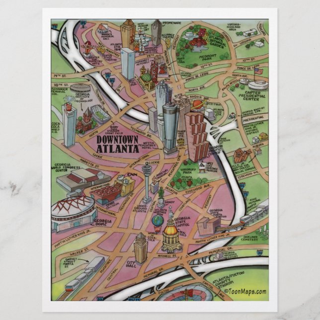 Centro Atlanta Georgia Flyer (Frente)