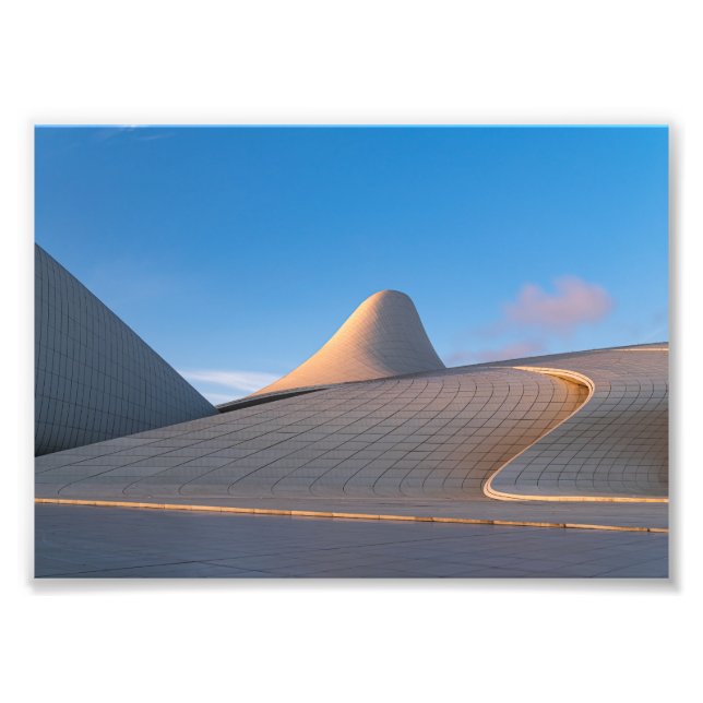 Centro Heydar Aliyev Ampliação de Foto (Frente)