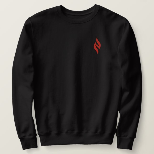 Centro para Camiseta Preta de Suéter de Enfermeira (Frente do Design)