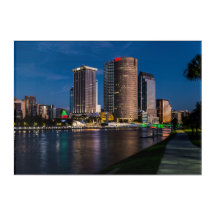 Centro Tampa Arte de Parede Acrílica