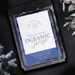 Cera fumada de brisa azul-oceânica derrete o rótul