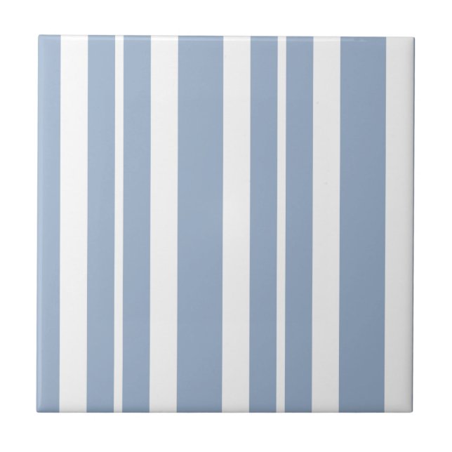 Ceramic Tile  Blue Stripe  (Frente)