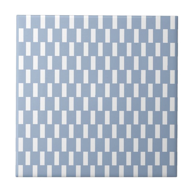 Ceramic Tile  Blue Stripe Square (Frente)