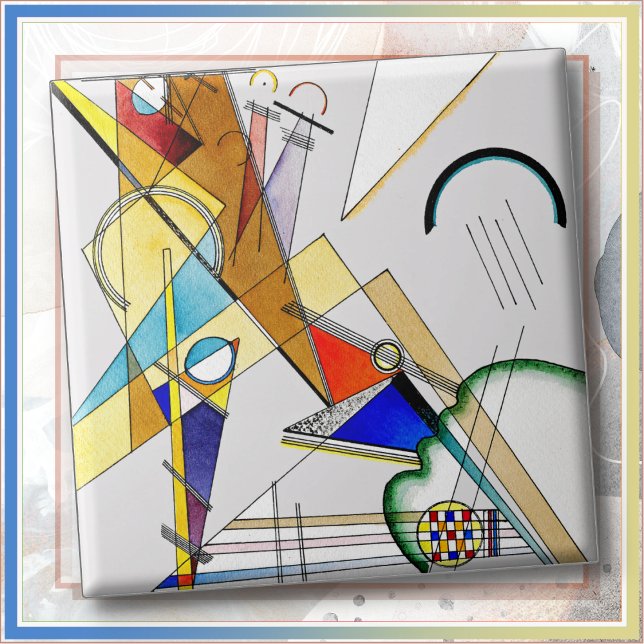 CERAMIC TILE - "Gewebe" - Wassily Kandinsky (Criador carregado)