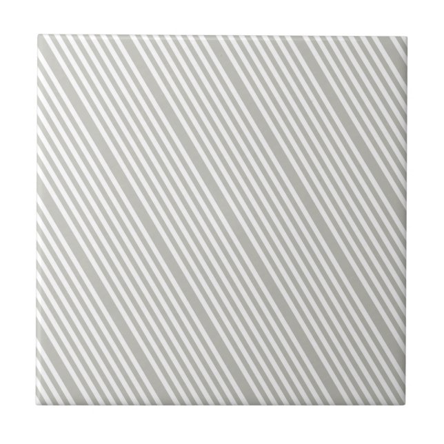 Ceramic Tile Grey & White Stripe (Frente)