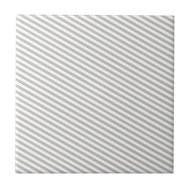 Ceramic Tile Grey & White Stripe (Frente)