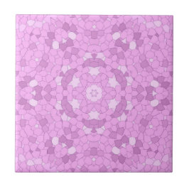 Ceramic Tile pink mosaic