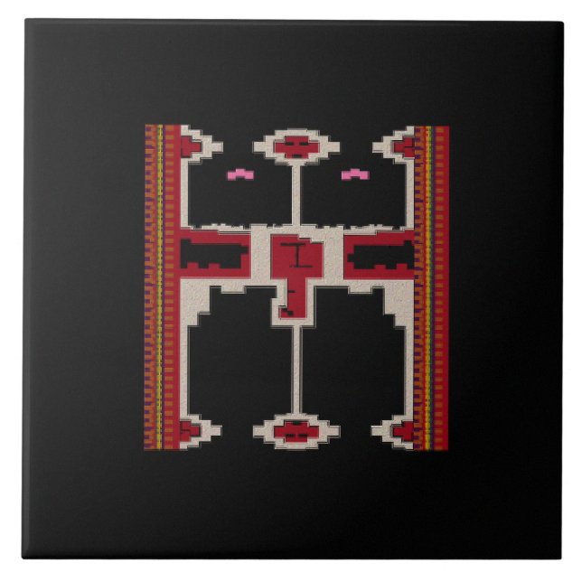 Ceramic Tile with design of Borneo (Frente)