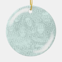 Adicione Seu Ornamento De Vidro De Foto