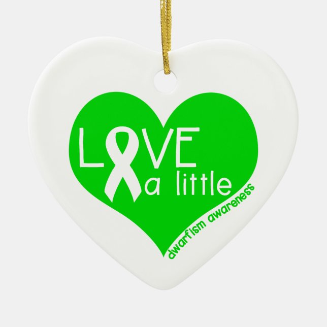 Cerâmica Ame Um Pequeno Ornamento De Consciência De Nanismo (Frente)