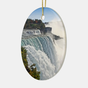 Cerâmica American Falls - Ornamento de férias de Niagara
