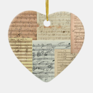 Cerâmica Amor do pendente do ornamento de Beethoven