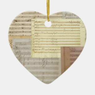 Cerâmica Amor do pendente do ornamento de Mozart