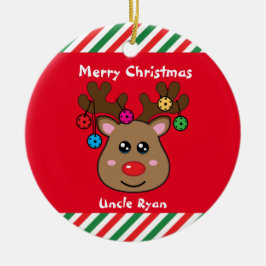 Cerâmica Arrendamento De Pickleball 🎄 ornamento Cerâmico