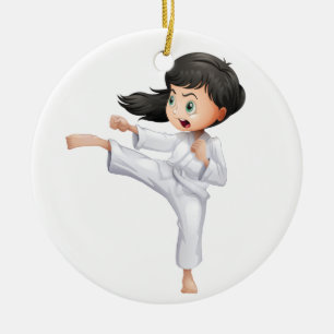Cerâmica Artes Marciais / Ornamento de Karato