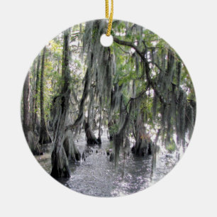 Cerâmica Árvores de Cypress no ornamento de Phelps NC do